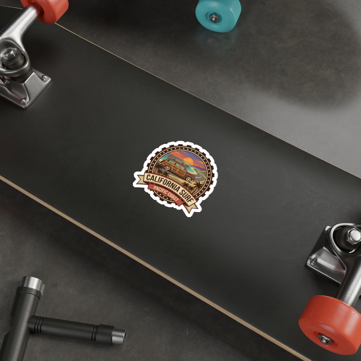 California Surf Sticker — Pacific Coast
