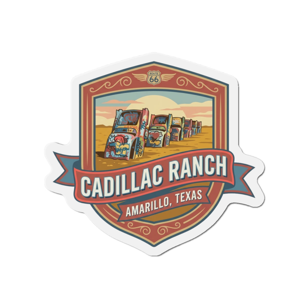 Cadillac Ranch Magnet — Amarillo, Texas