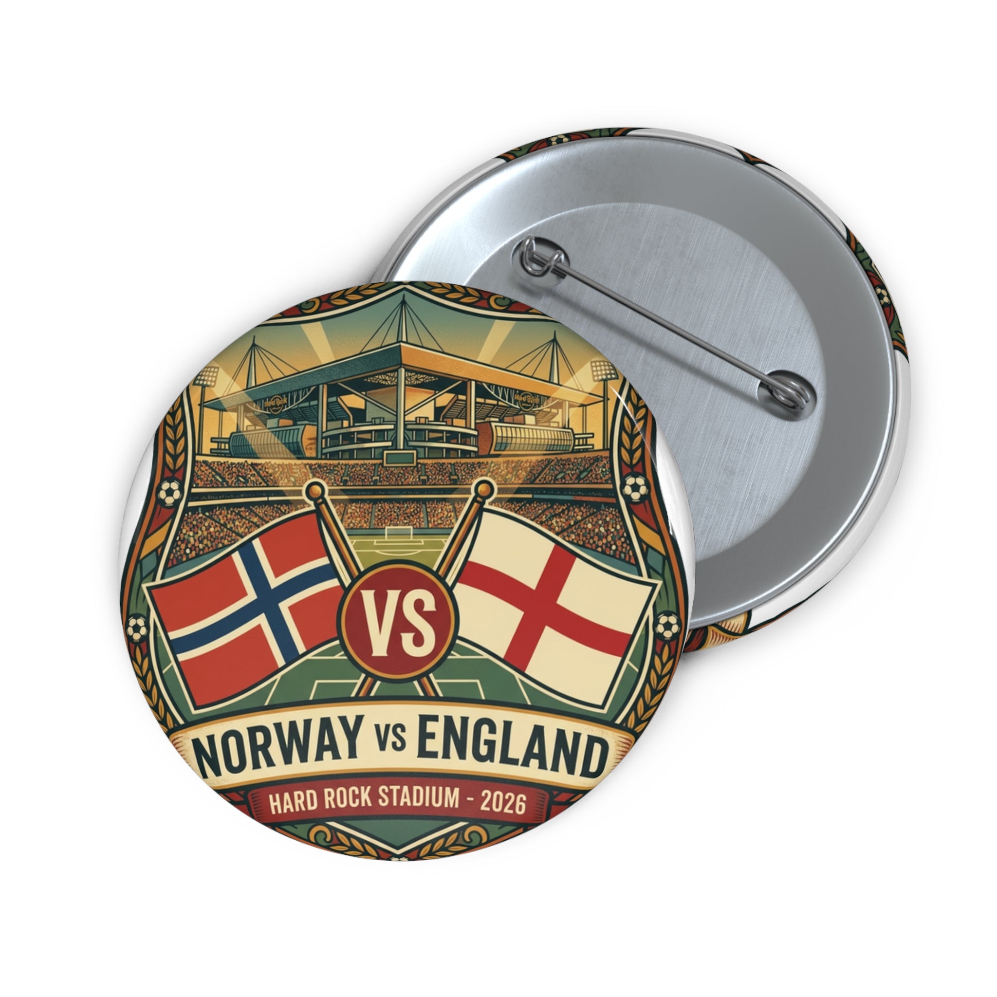 Norway vs England Pin — Hard Rock Stadium
