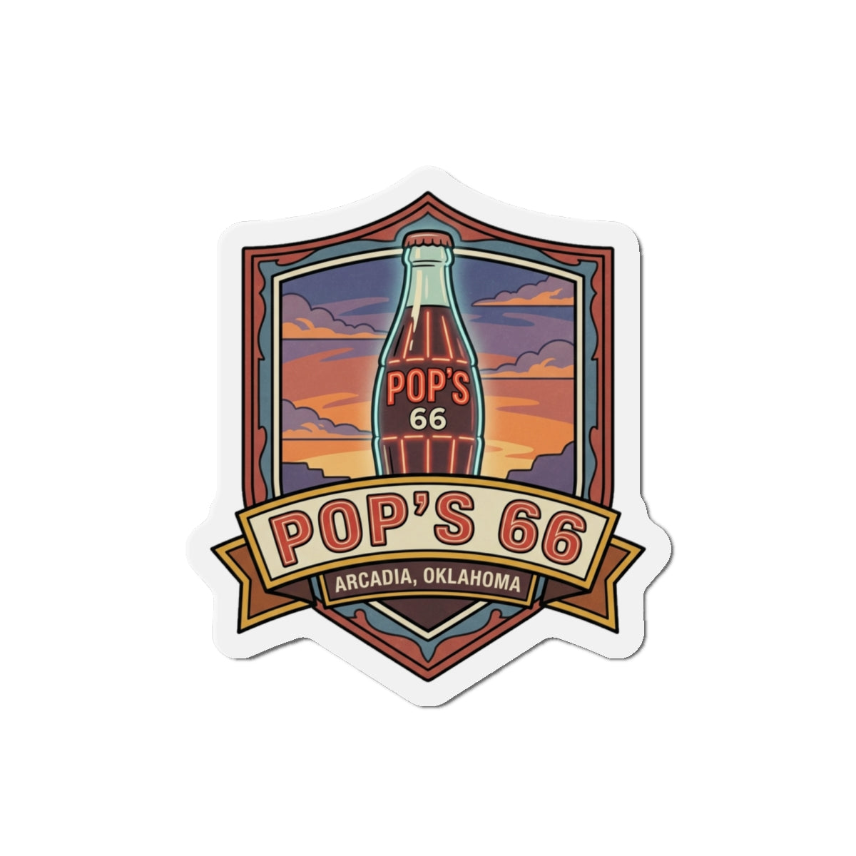 Pop's 66 Magnet — Arcadia, Oklahoma
