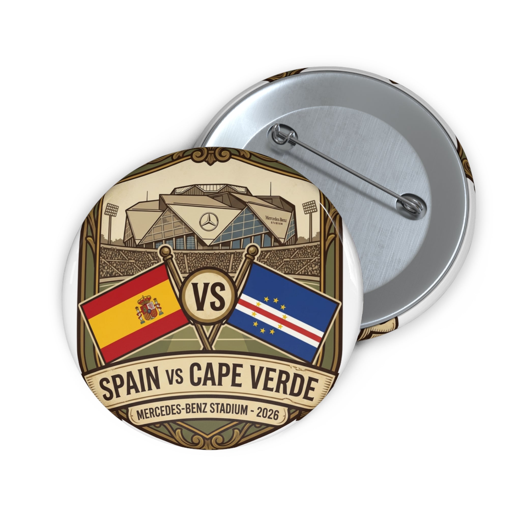 Spain vs Cape Verde Pin — Mercedes-Benz Stadium