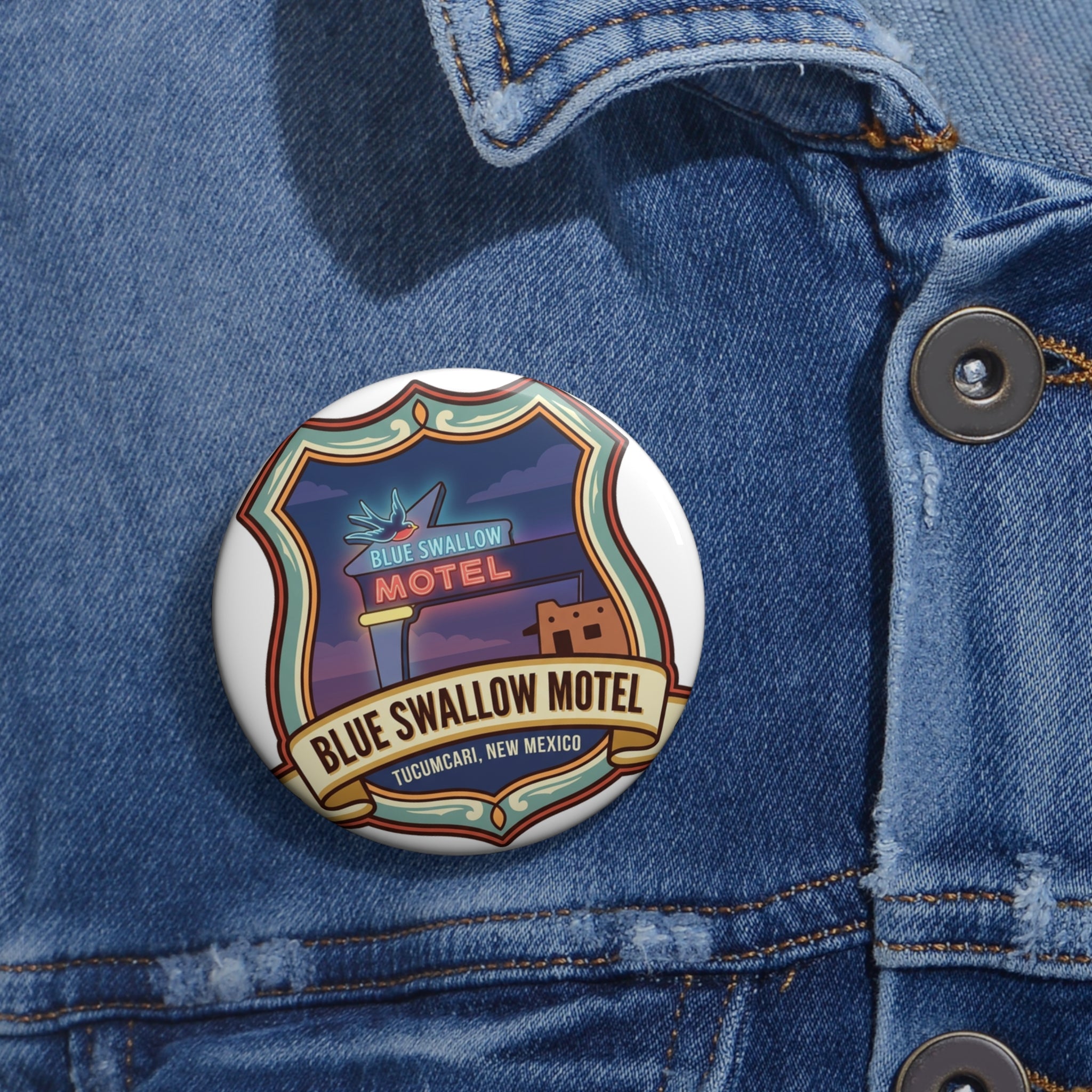 Blue Swallow Motel Pin — Tucumcari, New Mexico