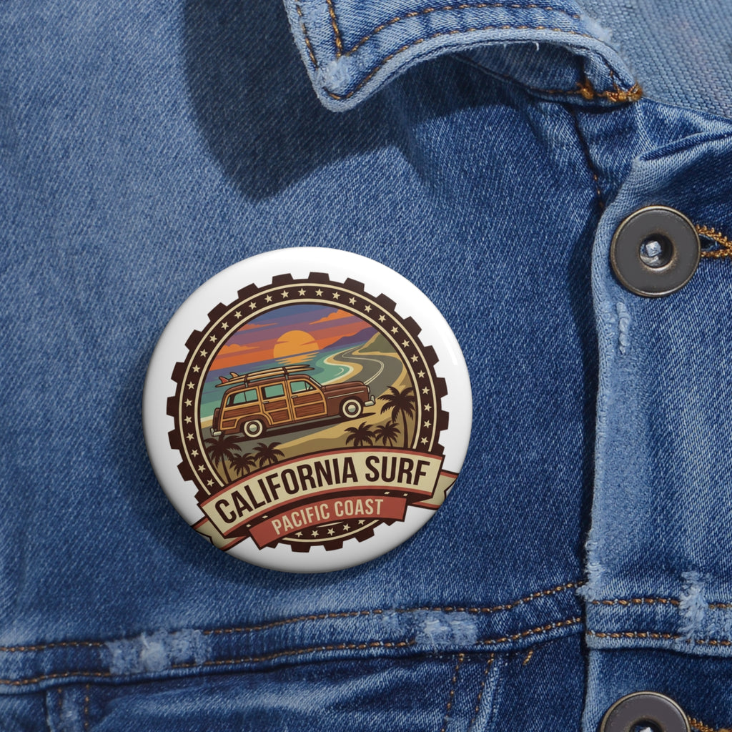 California Surf Pin — Pacific Coast