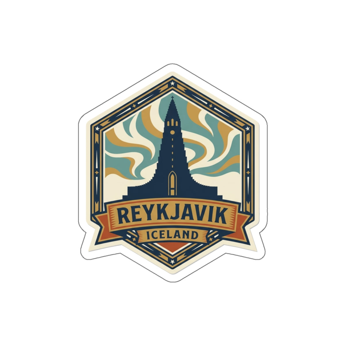 Reykjavik Sticker — Iceland