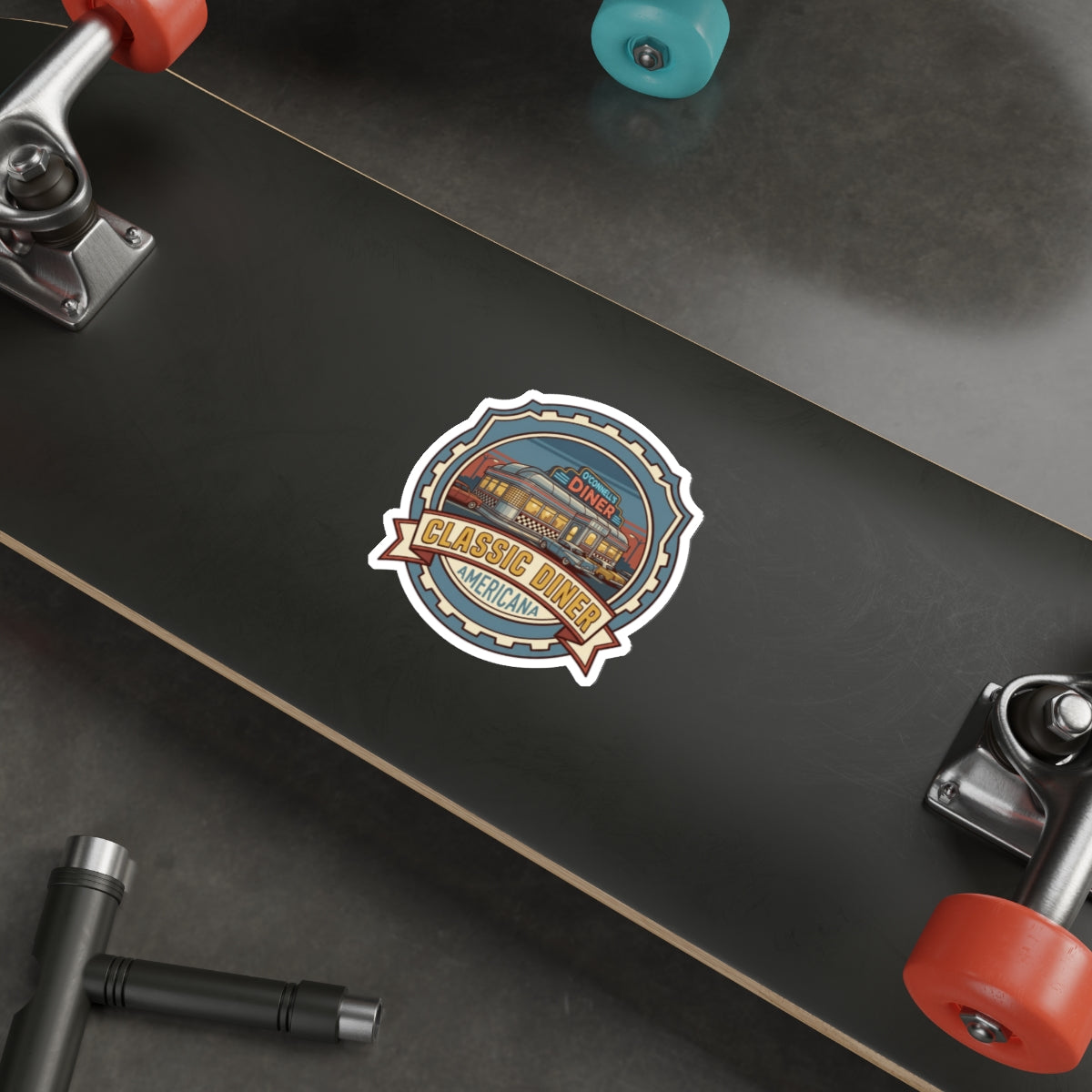 Classic Diner Sticker — Americana