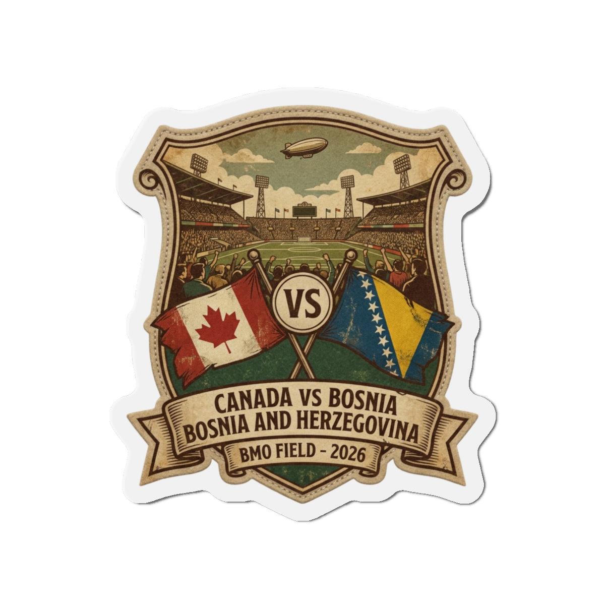 Canada vs Bosnia & Herzegovina Magnet — World Cup 2026