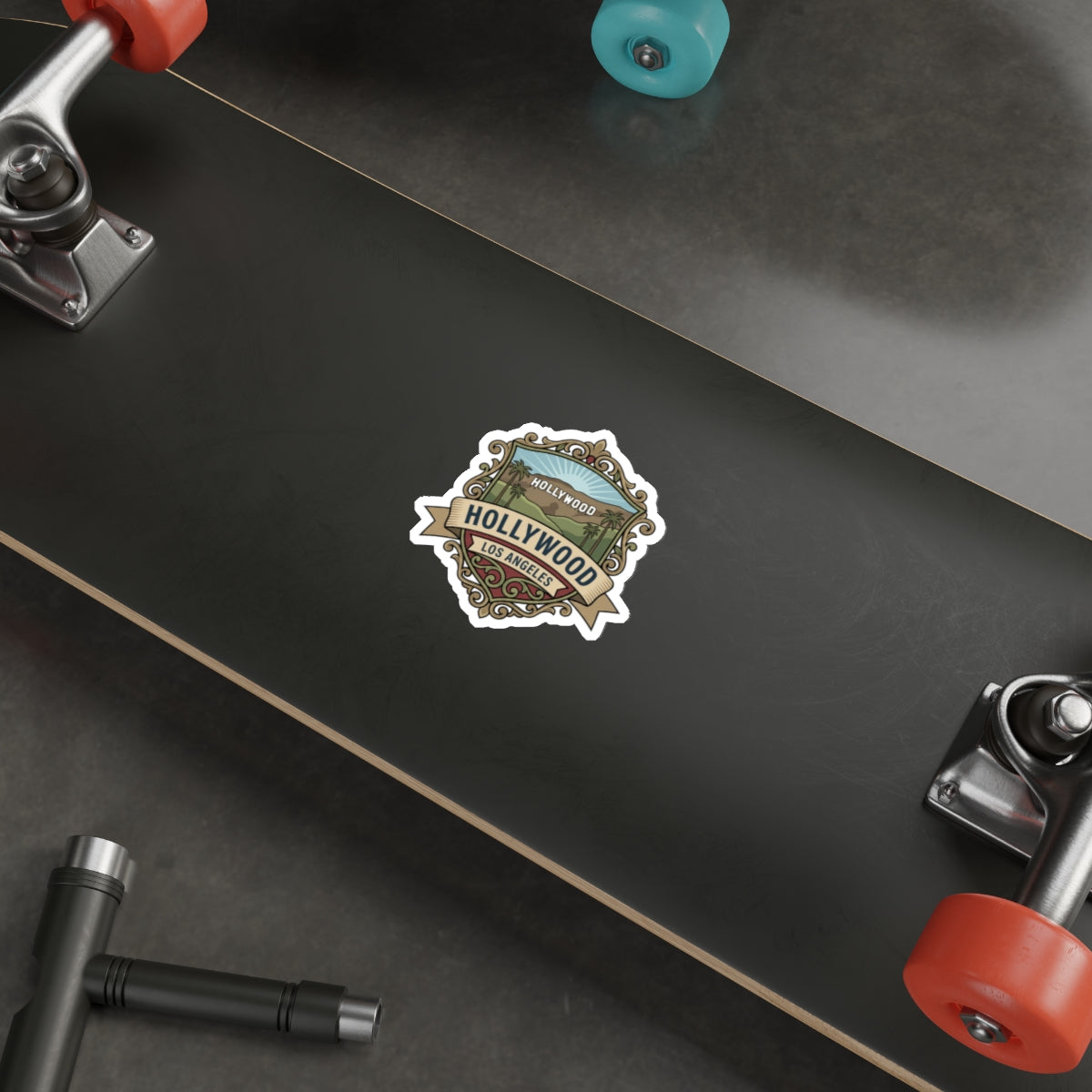 Hollywood Sticker — Los Angeles