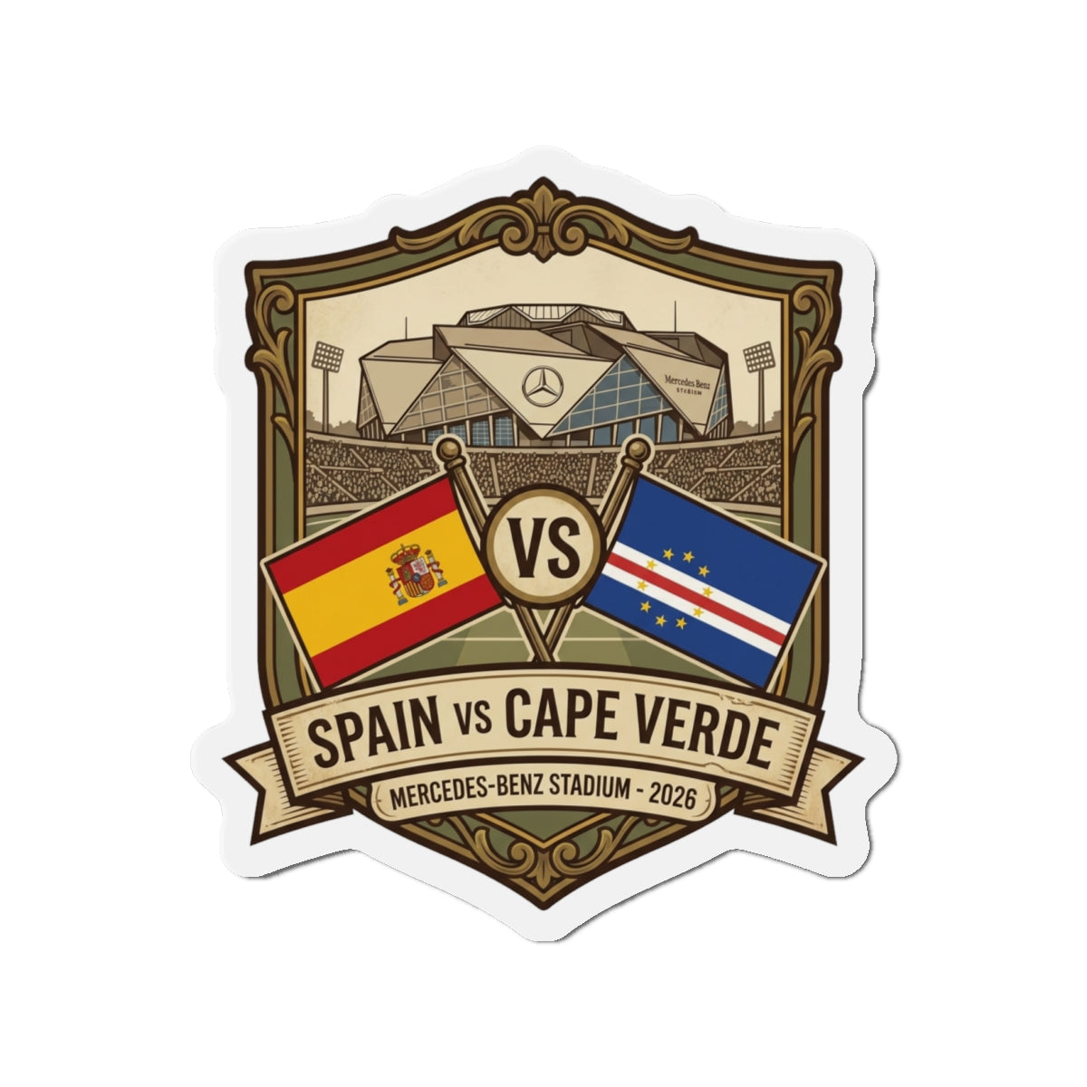 Spain vs Cape Verde Magnet — World Cup 2026