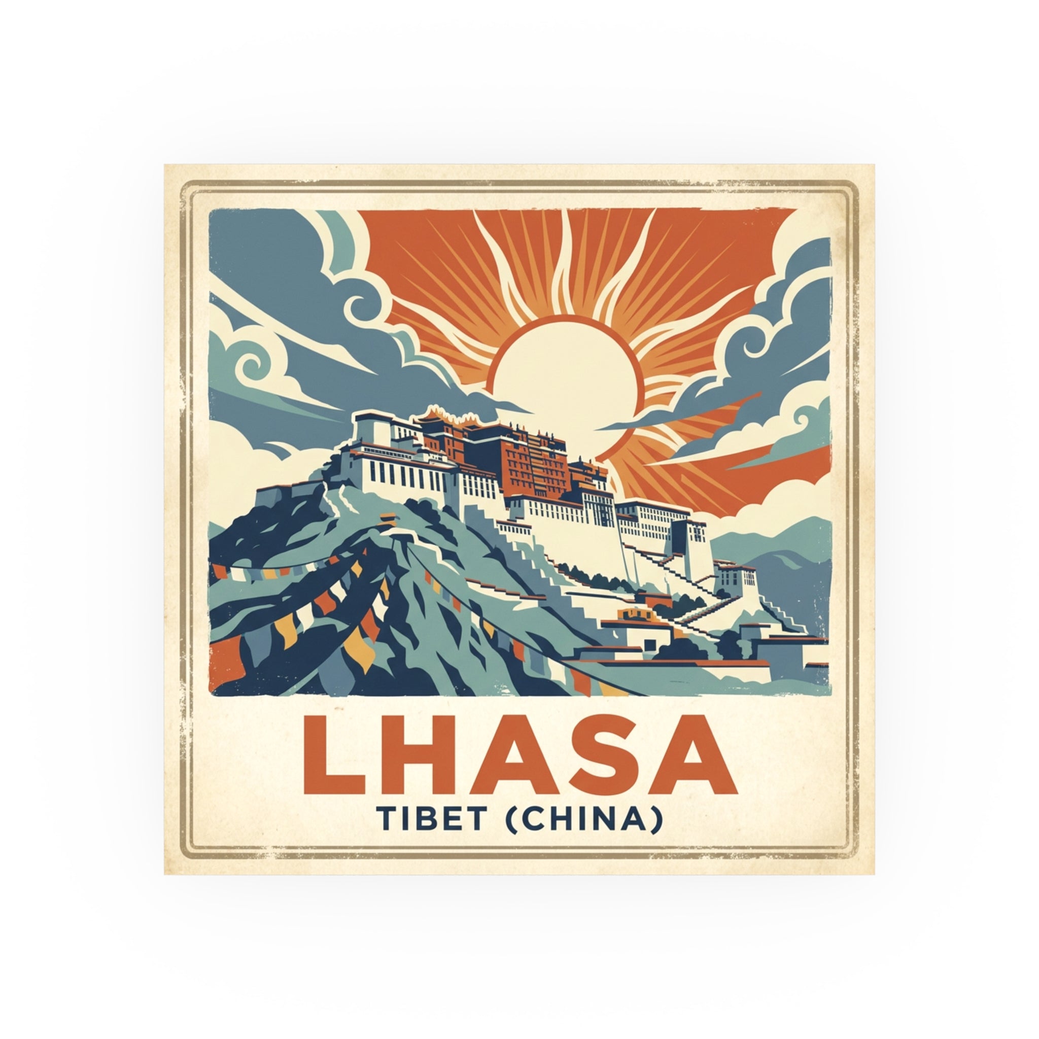 Lhasa Poster — Tibet (China)