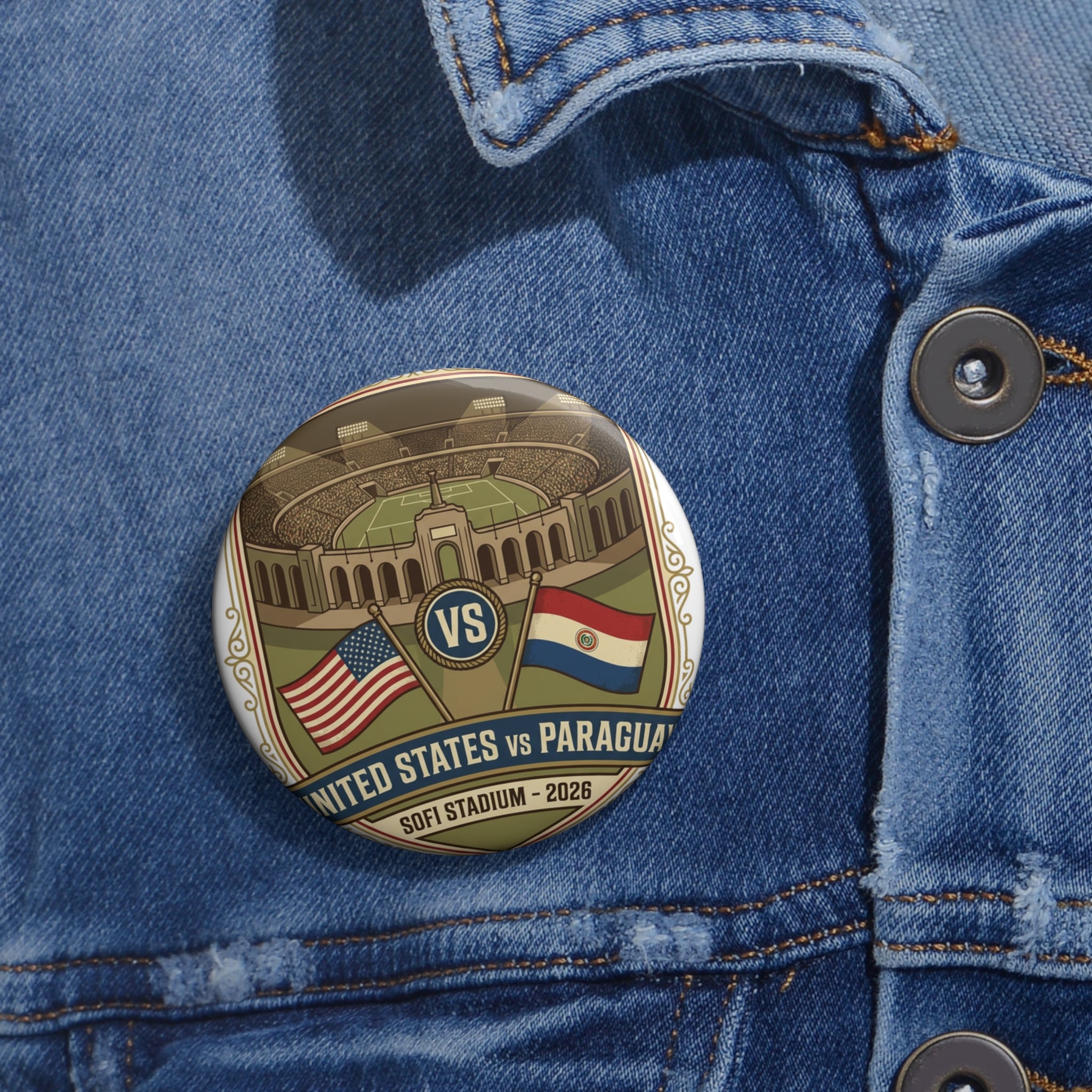USA vs Paraguay Pin — SoFi Stadium