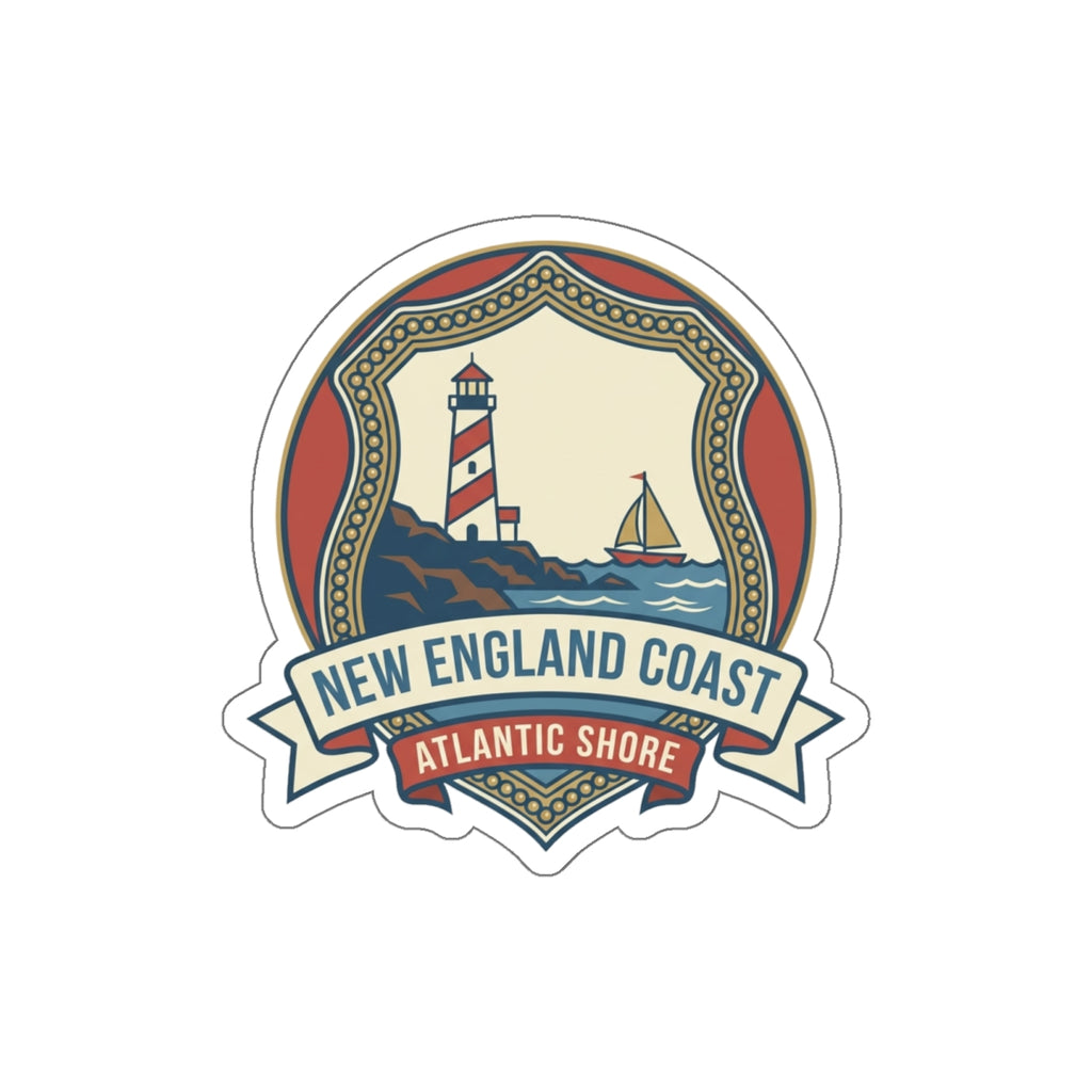 New England Coast Sticker — Atlantic Shore