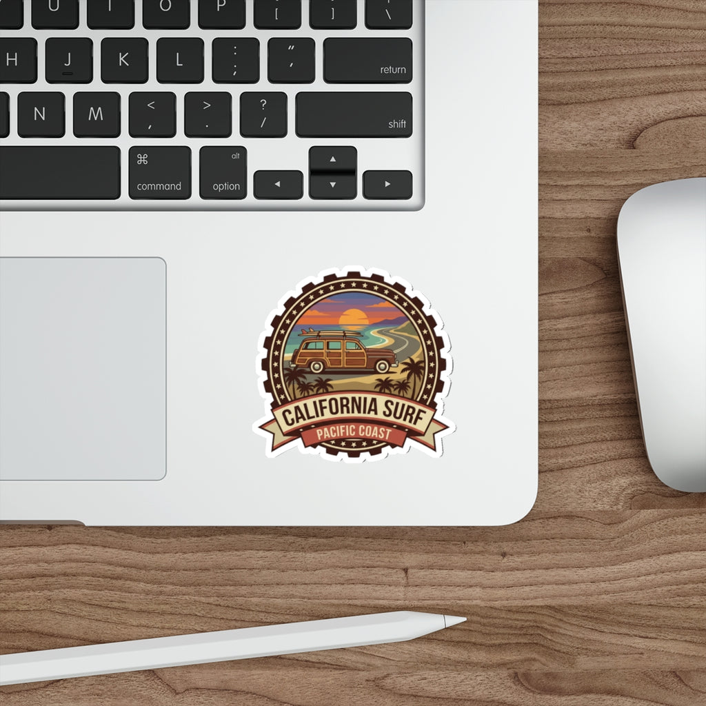 California Surf Sticker — Pacific Coast